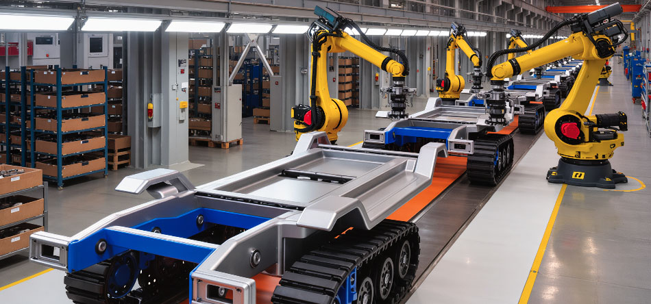Elektrické Pro Podvozek Robota